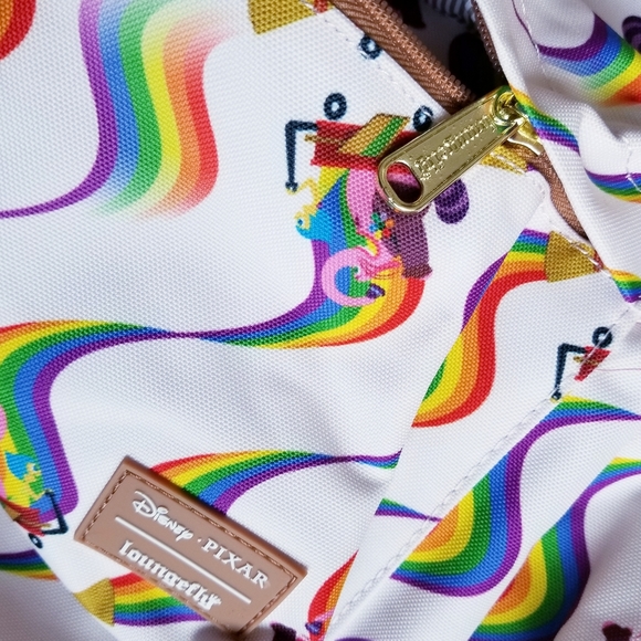 Loungefly Pixar Inside Out Joy and Bing B-ong Nylon Backpack - Picture 8 of 10